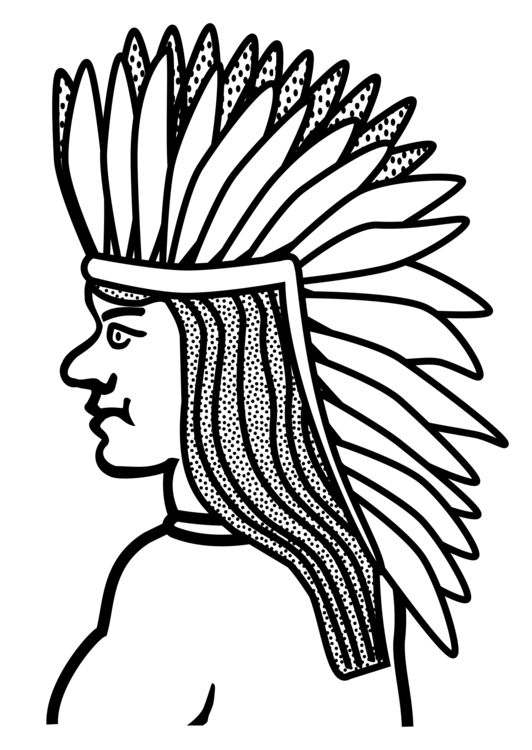 532x750 native americans in the united states line art drawing indigenous