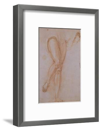 348x450 Study Of Legs For St Michael The Archangel Displayed