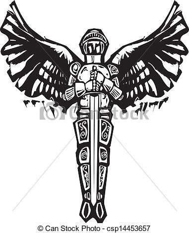 381x470 St Michael The Archangel Drawing