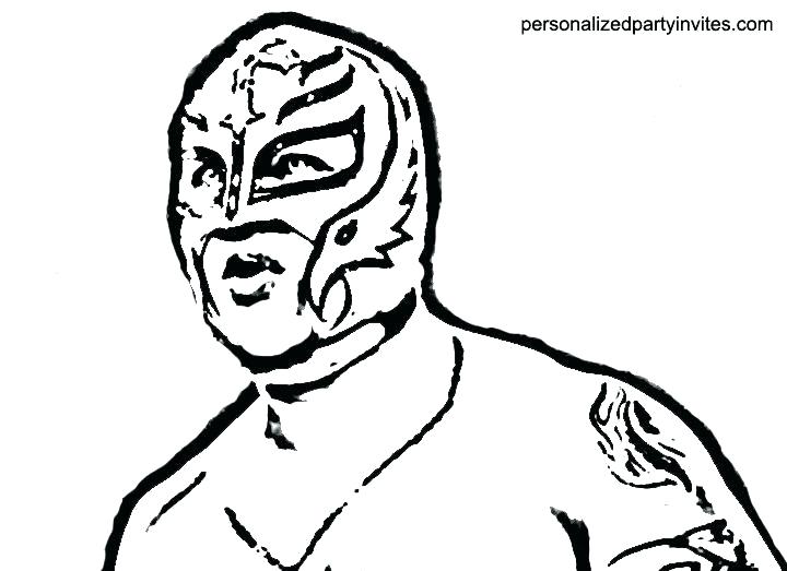 720x523 rey mysterio coloring mask coloring mask coloring pages mask wwe