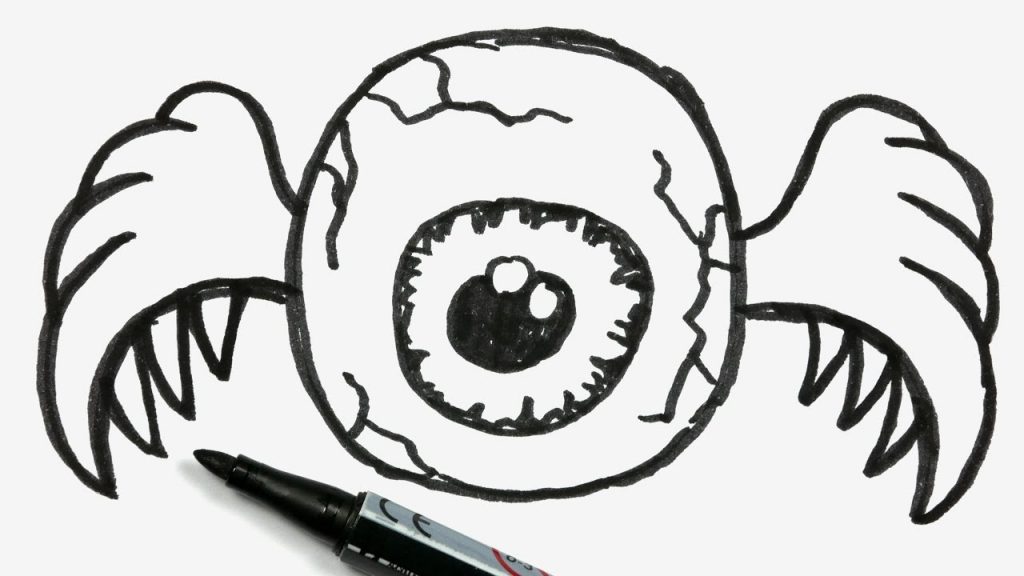 1024x576 Easy Cartoon Halloween Drawings Draw Stuff Ndash A Ghost Drawing