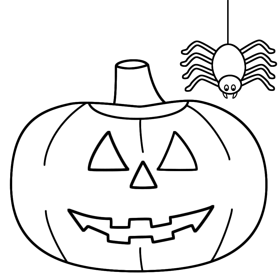 957x957 Halloween Line Drawings Pictures To Print Best Images