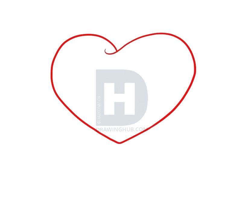 819x690 how to draw harts cool easy drawings of hearts how to draw hearts