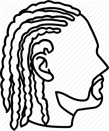 426x512 Collection Of Free Dreadlocks Drawing Download On Ui Ex