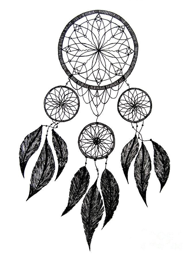 675x900 Dream Catcher Drawing