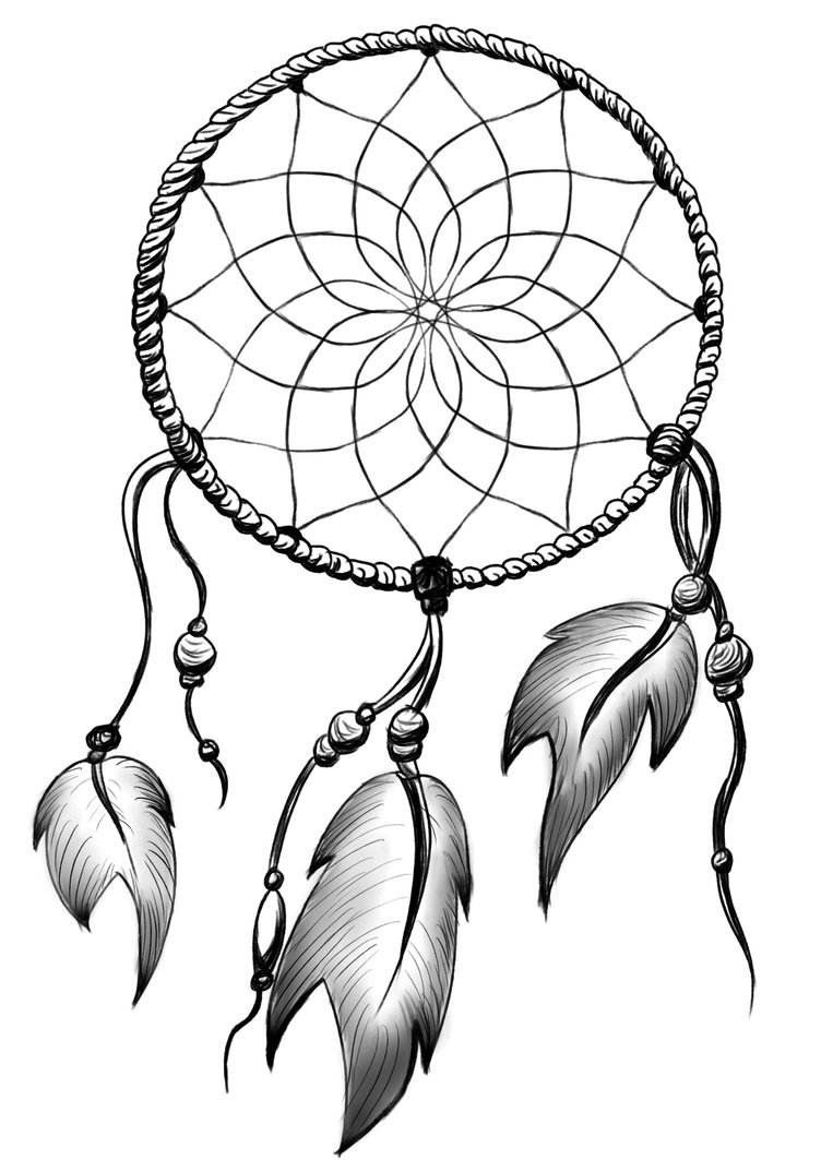 752x1063 dreamcatcher tattoos and body art dream catcher drawing, dream