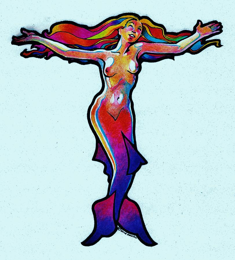 812x900 Mermaid Dream Drawing