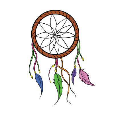 400x400 How To Draw A Dream Catcher