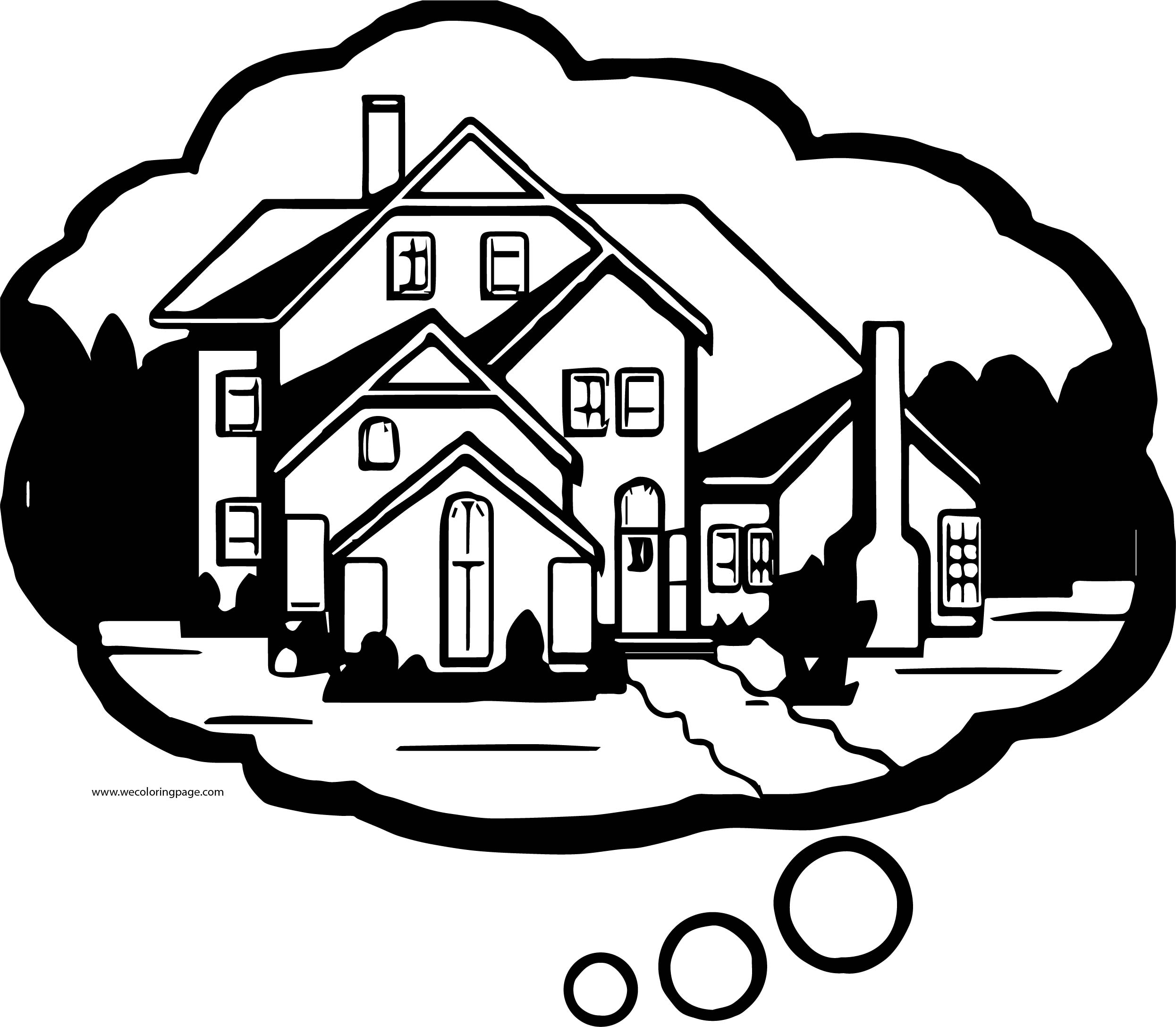 2491x2175 Dream Home Coloring