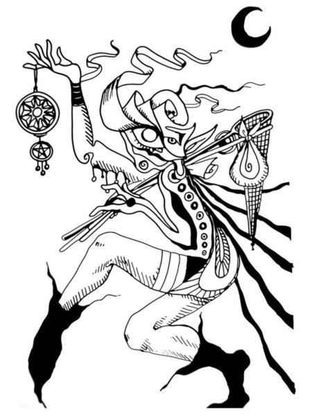 450x600 Dream Catcher Drawing