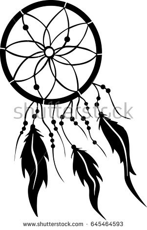 Dreamcatcher Drawing Black And White | Free download on ClipArtMag