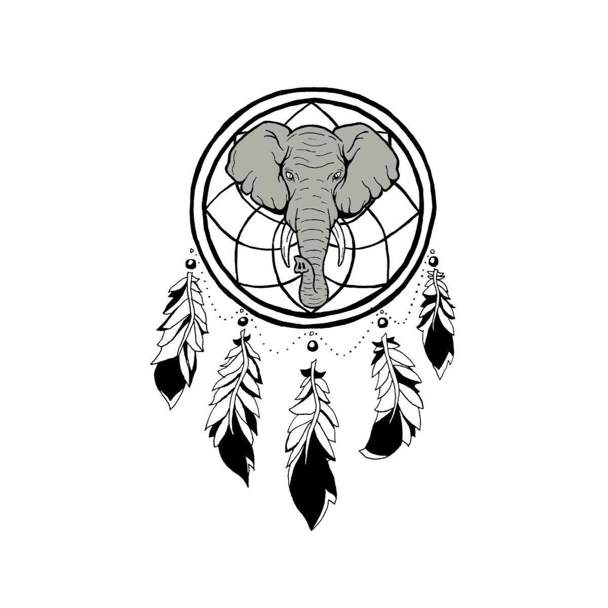 1200x1200 Parks Designs On Twitter Another Elephant Dream Catcher Design