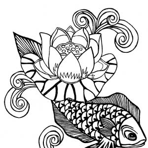 300x300 Blackwork Tattoo Flash Dreamcatcher Human Skull Soidergi