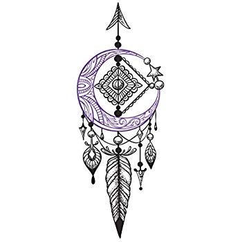 350x350 Moon Easy Dream Catcher Drawing