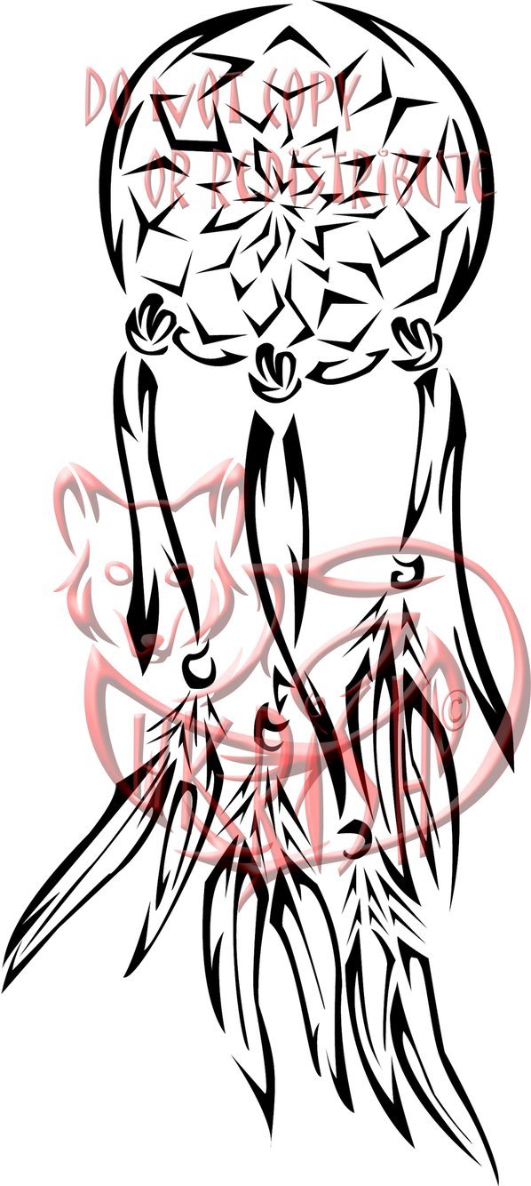 598x1334 Tattoos Tribal Wolf Dream Catcher Drawings Ideas And Designs