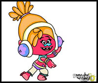 200x170 how to draw dreamworks trolls cartoon characters drawing