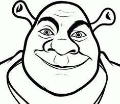 235x204 best shrek drawing images shrek drawing, coloring books