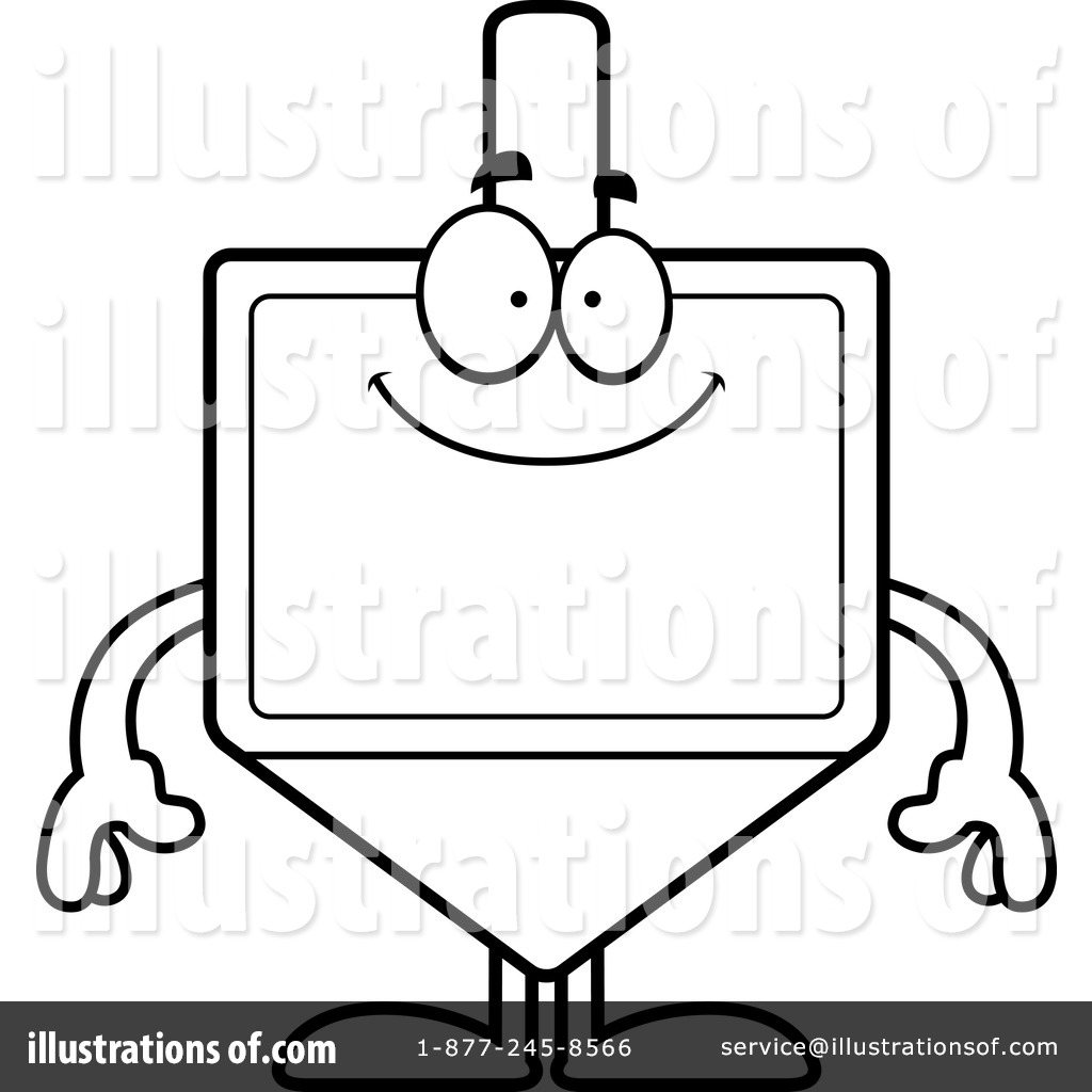 1024x1024 Dreidel Clipart