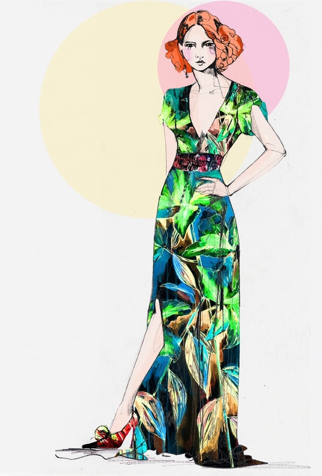 633x935 Dresses Drawing Design Illustration