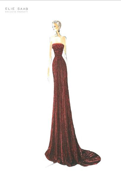 408x608 Elie Saab Wonderful Dresses Sketch Elie Saab Sketch Fashion