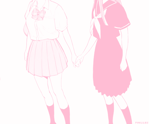 627x525 Tumblr Post Notmine Anime Pink Love Friends Friendship