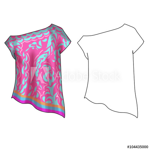 500x500 Flat Sketch Fashion Template