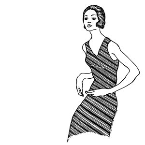 300x300 Dress Form Drawings Fine Art America