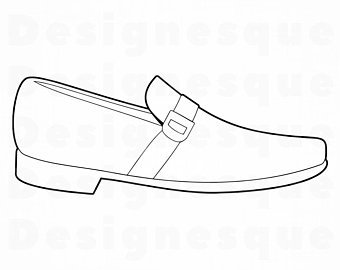 340x270 Shoe Outline Etsy
