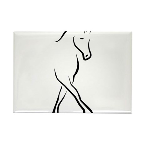 460x460 Dressage Horse Magnets