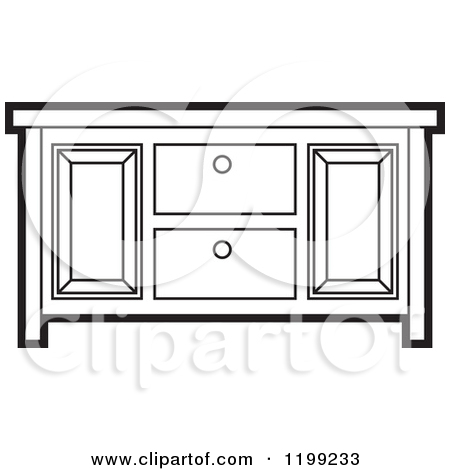 450x470 dresser with mirror clipart