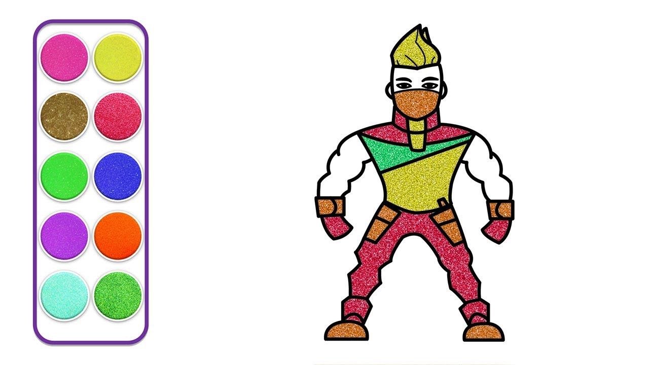 1280x720 Draw Fortnite Characters Drift Coloring Pages For Kids Rocks
