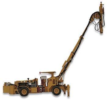 350x364 blasthole drilling rig wheel mounted rotary for underground