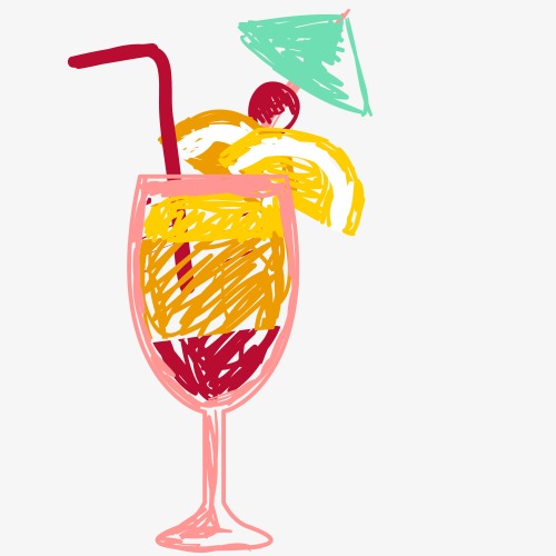 500x500 Great Drinks,cool,fruit Juice,pencil Drawing Drink,cup, Fruit