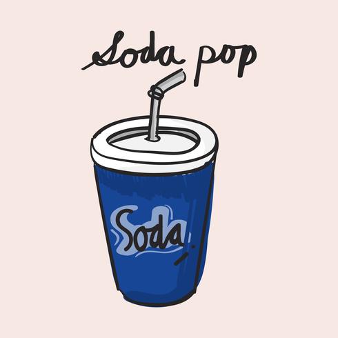 490x490 Illustration Drawing Style Of Soda Drink