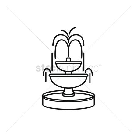 450x450 Free Water Fountain Stock Vectors Stockunlimited