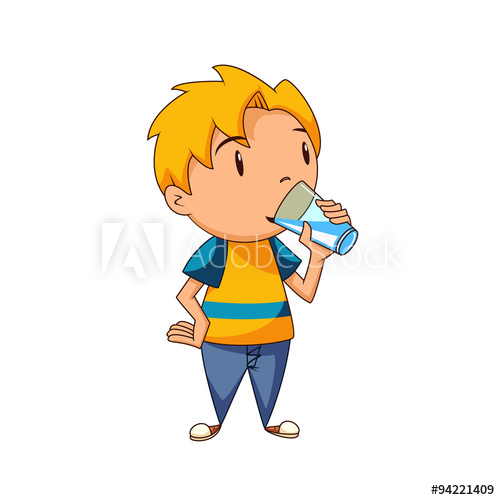 Drinking Water Drawing | Free download on ClipArtMag