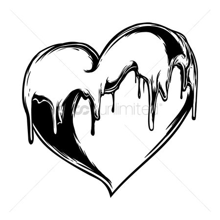 450x450 Free Melted Heart Stock Vectors Stockunlimited
