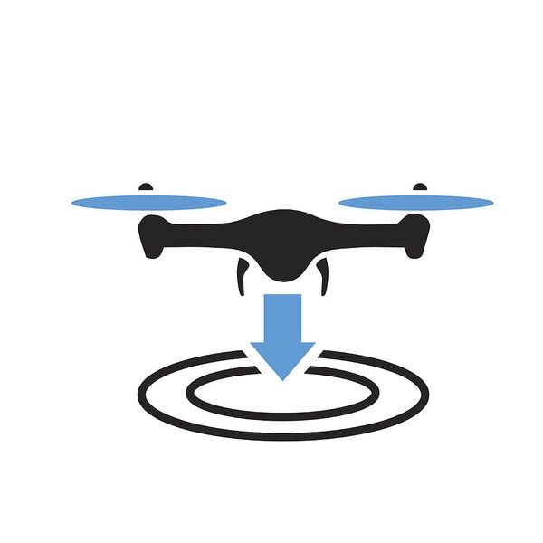 600x600 rc drone quadcopter icon for website design, logo art print