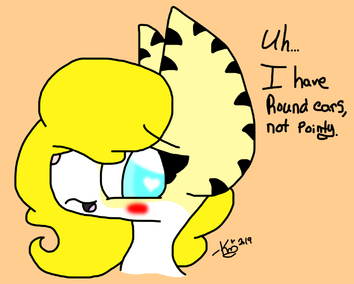 701x563 To Everyone Drawing Honey With Pointy Ears