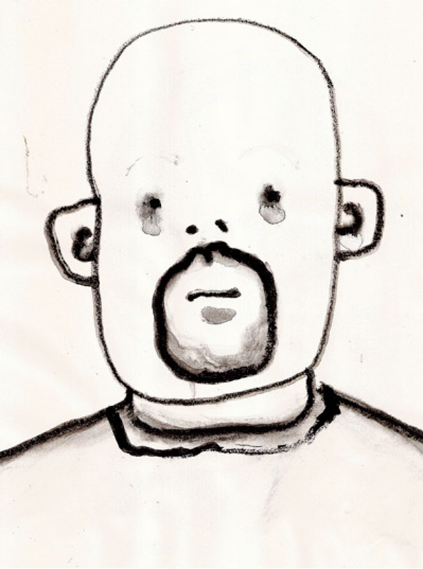 605x814 Artist Takes Different Drug Every Day And Draws His Self Portrait