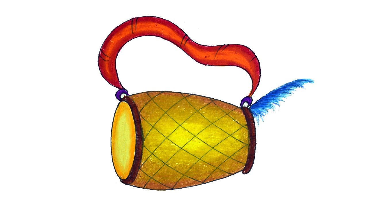 1280x720 How To Draw A Drum Step