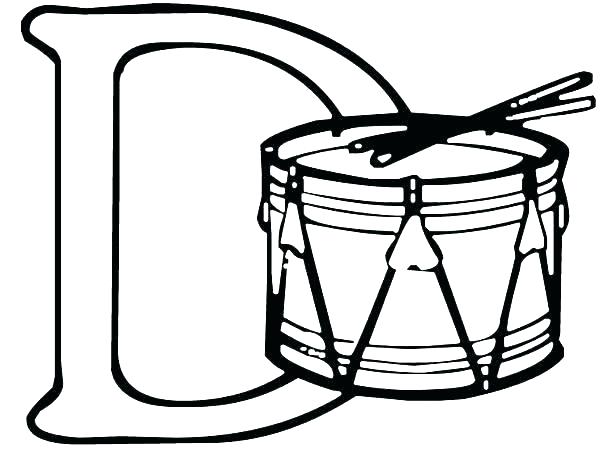 600x450 Drum For Coloring Drum Coloring