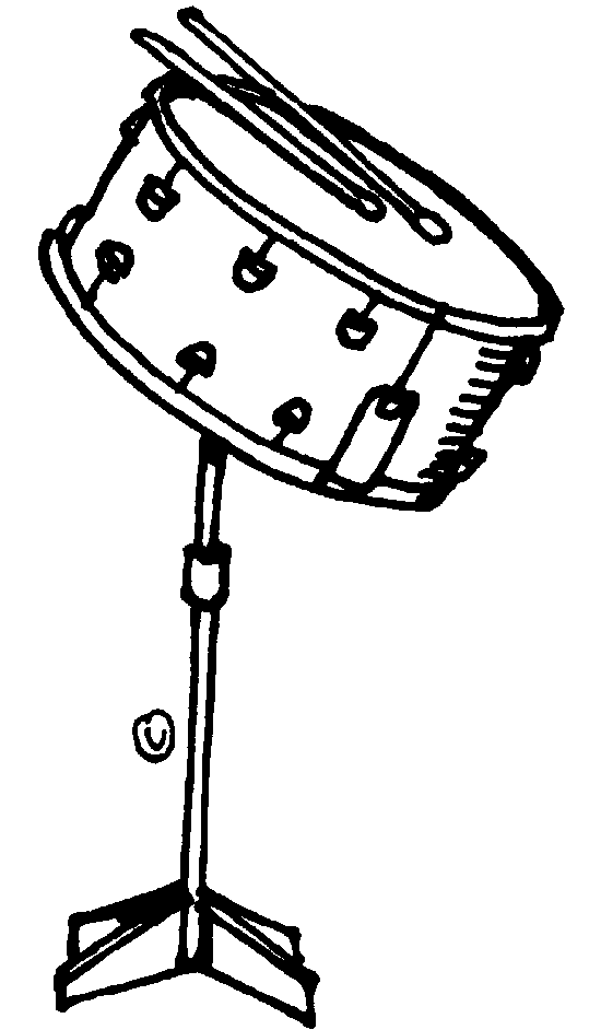 550x942 Snare Drum Clipart Black And White