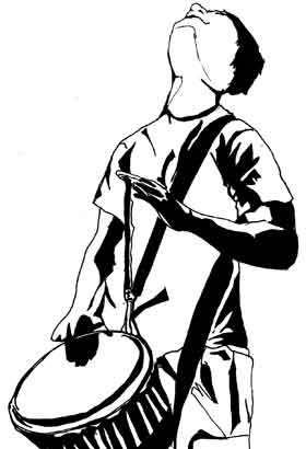 280x410 played djembe on a live recording for a cd things