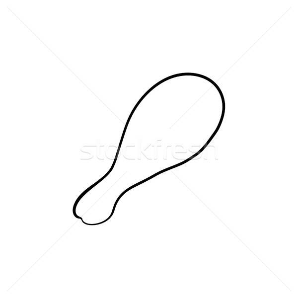 600x600 drumstick hand drawn sketch icon vector illustration andrei