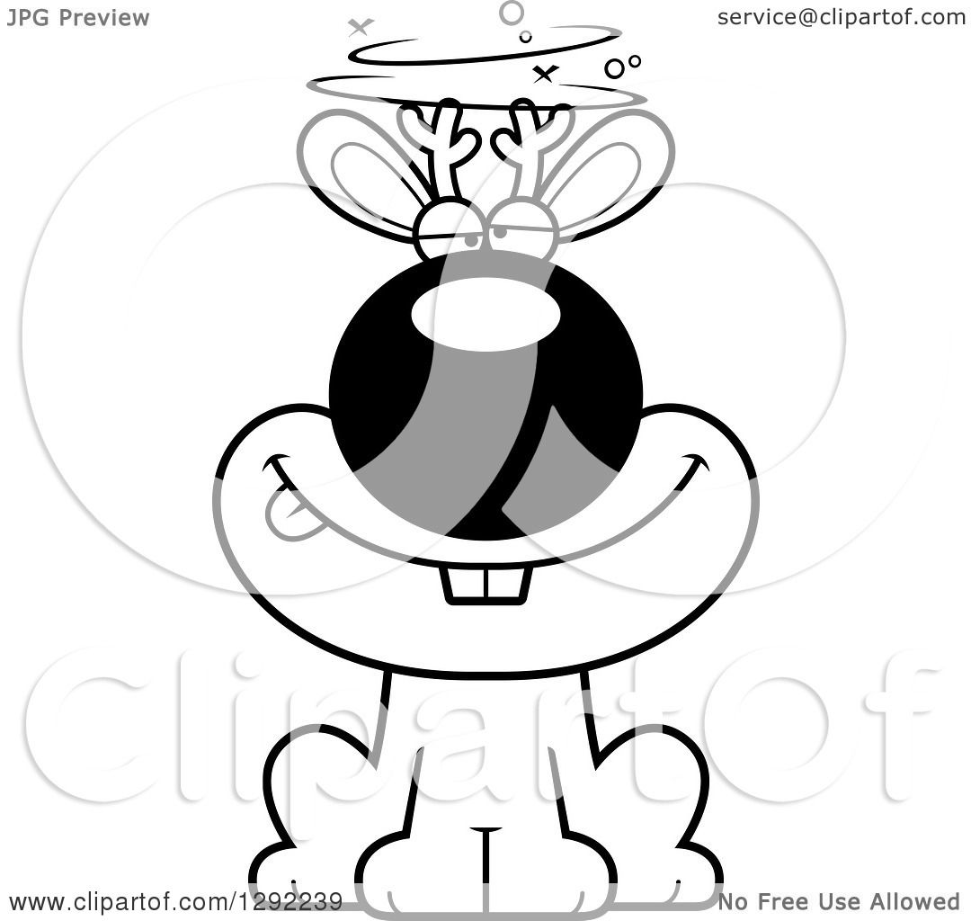 1080x1024 fantasy clipart of a black and white cartoon drunk or dizzy