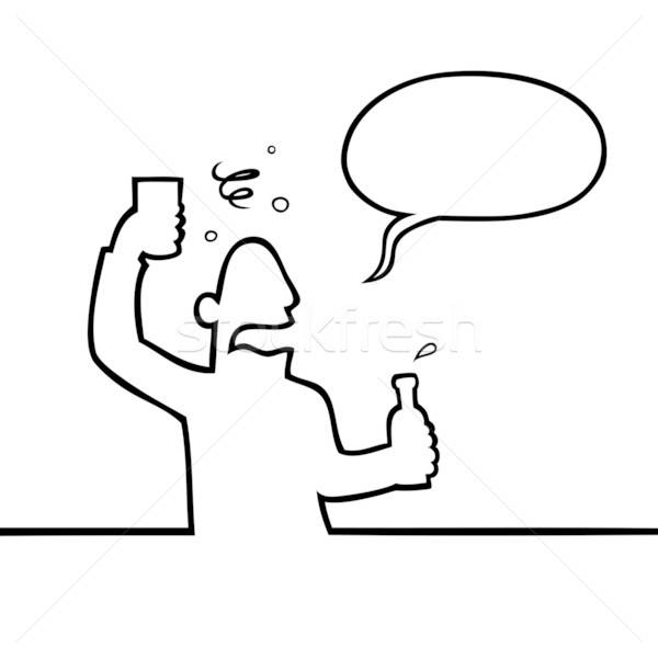 600x600 drunk man with alcoholic beverage vector illustration colin