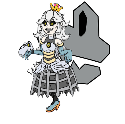 400x396 Gijinka Dry Bowser Tumblr