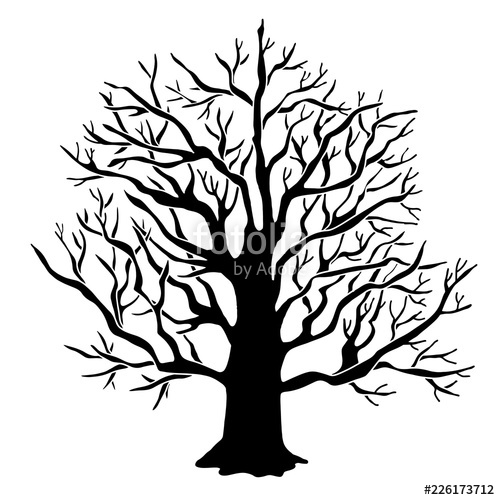 Dry Tree Drawing | Free download on ClipArtMag