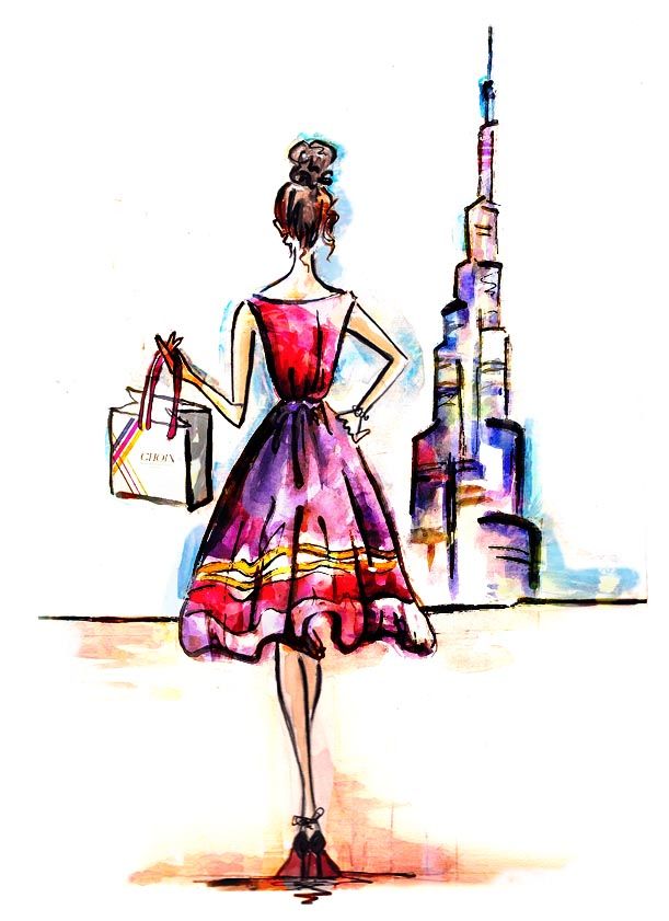 611x841 dubai illustration my fashion illustrations website